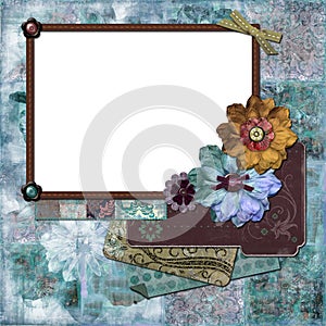 Bohemian Floral Frame