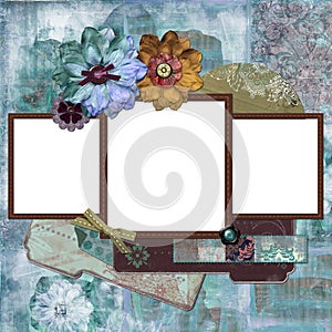 Bohemian Floral Frame