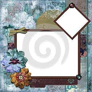 Bohemian Floral Frame