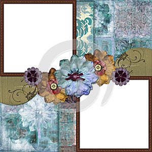 Bohemian Floral Frame