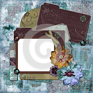 Bohemian Floral Frame