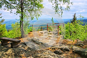 Bohemian view in Zittau Mountains