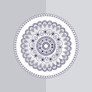 Bohemic design. mandale icon. decoration concept, vector illustration