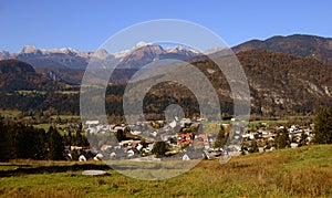 Bohinjska Bistrica in Slovenia, Triglav