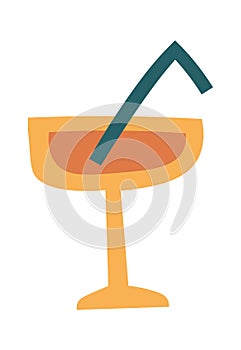 Boho Cocktail With Strew photo