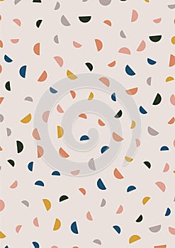 Boho Minimalist Simple Terrazzo Background. abstract background