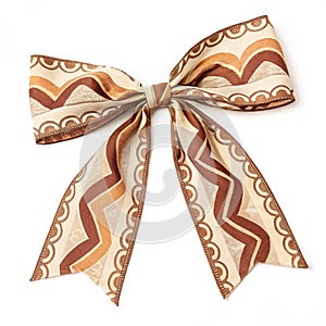 Boho Bow Illustration isolated on white background