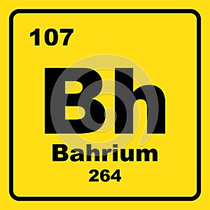 Bohrium chemistry icon