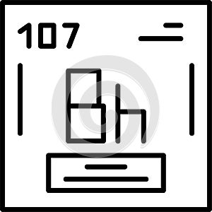 Bohrium Outline Vector Icon