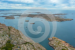 Bohuslan coast near Kungshamn in Sweden photo