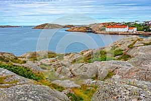 Bohuslan coast near Lysekil in Sweden photo