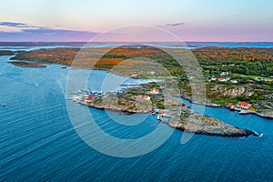 Bohuslan coast near Marstrand in Sweden photo