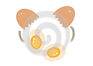 Boil egg with crack shell