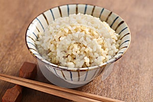 Boiled brown rice