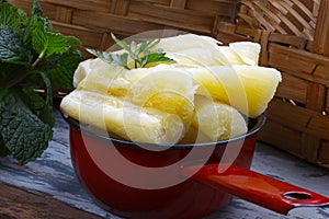 Boiled cassava