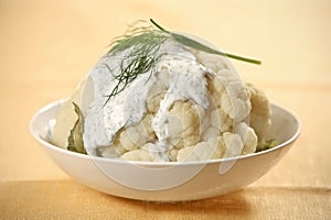 Boiled cauliflowers