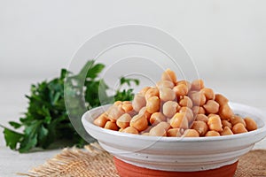 Boiled chickpeas