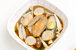 Boiled Chinese pasta square