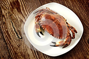 Boiled crab