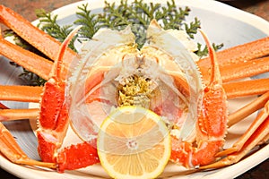 boiled crab