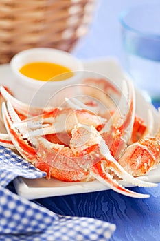 Boiled crab claws