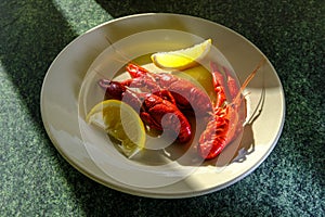 Boiled Crayfish Dinner