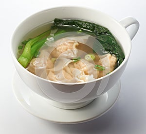 Boiled Dumplings with Soup