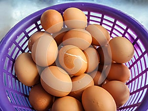 Boiled egg basket , easy menu