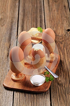 Boiled eggs