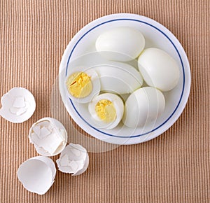 Boiled eggs