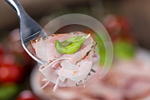 Boiled Ham (close-up shot)