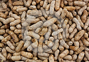 Boiled peanuts sold in the market.