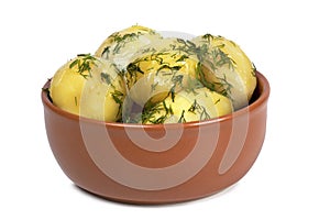 Boiled potatoes