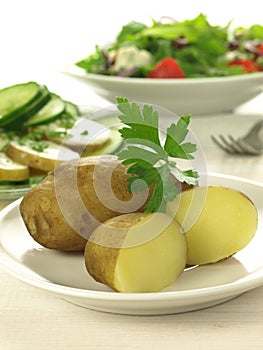 Boiled potatoes