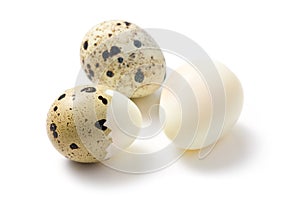 Boiled quail eggs