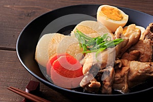 Boiled and seasoned japanese