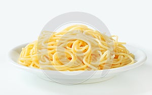 Boiled spaghetti