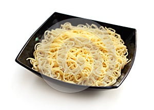 Boiled spaghetti pasta