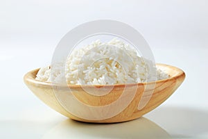 Boiled white rice