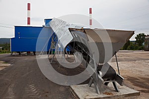 Boiler on biofuel