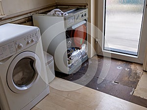 Boiler disaster and flood