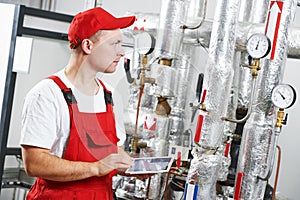 Boiler heating system inspection