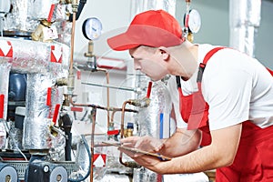 Boiler heating system inspection