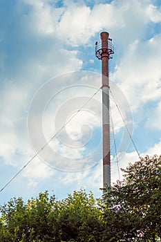 Boiler house chimney.