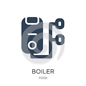 boiler icon in trendy design style. boiler icon isolated on white background. boiler vector icon simple and modern flat symbol for