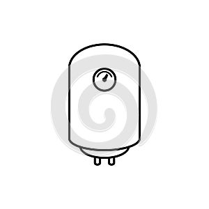 Boiler icon on white