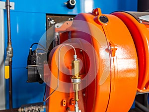 Boiler room equipment - high power boiler burner