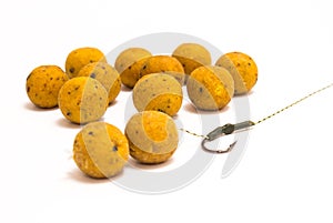 Boilies - Big Carp Fishing Bait closeup