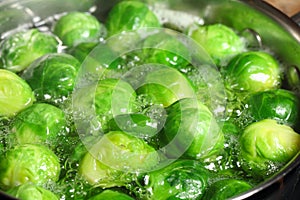 Boiling Brussels Sprouts