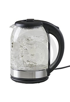 Boiling glass electric kettle